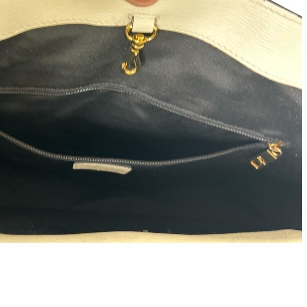 Lauren Ralph Lauren Dryden Marcy Colorblock Leather Tote Bag - Picture 7 of 13